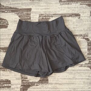 HALARA Women's Gray Athletic Shorts Athleisure Active Yoga Work out Size 1X long